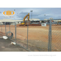 Galvanized temp chain link fence for construction site